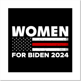 Women for Biden 2024 Posters and Art